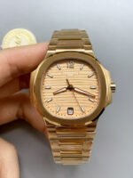 Patek Philippe Nautilus 7118R 35MM 1:1 Rose Gold Case & Dial 1:1 Mirror Replica Watch - Image 2