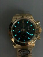 Rolex Cosmograph Daytona 116508 Yellow Gold Original Cal.4130 Movement – Improved Ultimate 904L Steel Watch - Image 12