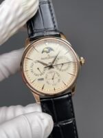 Jaeger LeCoultre Super Clone Master Ultra-Thin Perpetual Calendar White Dial Watch - Image 2