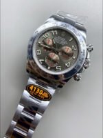 Rolex Cosmograph Daytona M116519 Original Cal.4130 Movement – 904L Steel Watch Grey Dial - Image 4