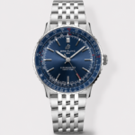Breitling Navitimer Automatic 41mm – Blue Dial, 904L Stainless Steel Case – Top Replica