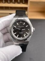 Vacheron Constantin Overseas 1:1 Mirror Swiss Replica Watch in Grey Dial – Rubber Strap - Image 2