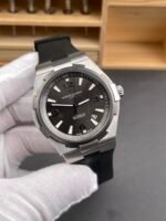 Vacheron Constantin Overseas 1:1 Mirror Swiss Replica Watch in Grey Dial – Rubber Strap - Image 4