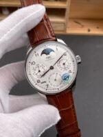 IWC Portuguese Perpetual Calendar 904L Steel Swiss Replica Watch REF. IW503307 - Image 3