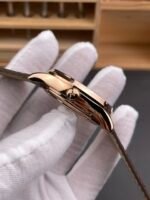 Jaeger LeCoultre Super Clone Master Ultra-Thin Perpetual Calendar Cream Dial Watch - Image 6