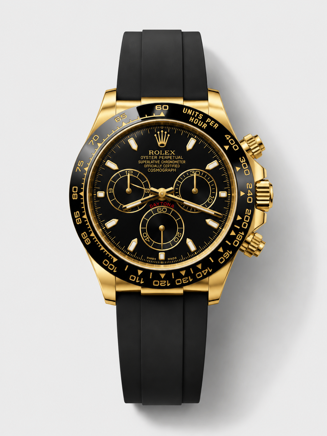 GW-166A55A6 product image Rolex Cosmograph Daytona M126518 Yellow Gold Original Cal.4130 Movement – 904L Steel Watch - Image 1