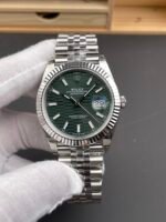 Rolex Datejust Cal.3235 Movement 1:1 Mirror Replica 904L Steel 41MM – Green Fluted Motif Dial - Image 2