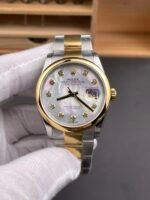 Rolex Datejust M278248 31mm Swiss Replica (Two-Tone Gold) — White Mother-of-Pearl Dial, 1:1 Top-Tier Replica Quality - Image 2