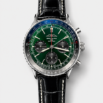 Breitling Navitimer B01 Chronograph 43 Green Dial – 904L Steel Casing 1:1 Mirror Swiss Replica