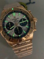Breitling Chronomat B01 42mm Erling Haaland Edition – 18K Rose Gold – Top-Tier 1:1 Replica - Image 11