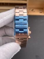 Vacheron Constantin Overseas Chronograph – Green Dial Swiss Replica (with Rose Gold Bracelet) - Image 9