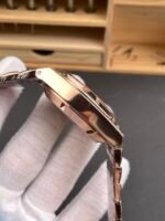 Vacheron Constantin Overseas Chronograph – Green Dial Swiss Replica (with Rose Gold Bracelet) - Image 6