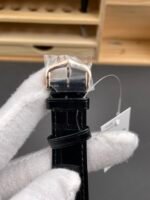 Cartier Santos Dumont in Rose Gold Casing 27MM Super Clone Watch - Image 9