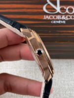 Bvlgari Octo Roma Edition 1:1 Mirror Replica in Rose Gold – Black Dial - Image 6
