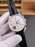 IWC Portuguese Chronograph Swiss Replica Watch in Steel Case Steel White Dial – 1:1 Mirror Replica Edition - Image 4
