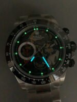 Rolex Daytona Super Clone Artisans De Geneve Stainless Steel Watch Black Ceramic Bezel Watch - Image 11