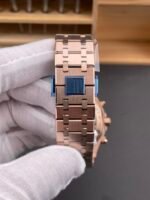 Royal Oak Chrono 26240 Rose Gold Strap in Blue Dial Super Clone Watch - Image 9