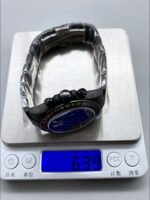 Rolex Daytona Blaken Black Carbon 1:1 Swiss Mirror Replica Skeleton Dial Cal.4130 Movement - Image 9