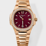 Patek Philippe Nautilus 7010/1R-013 Rose Gold Casing 32MM Swiss Quartz 1:1 Mirror Replica