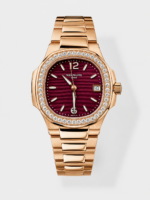 Patek Philippe Nautilus 7010/1R-013 Rose Gold Casing 32MM Swiss Quartz 1:1 Mirror Replica