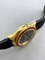 Rolex Daytona Super Clone Daytona Yellow Gold Casing Black Dial with Sapphires Bezel - Image 9