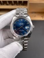 Rolex Datejust 41MM Swiss Replica in 904L Steel in Blue Dial – 1:1 Mirror Replica - Image 2