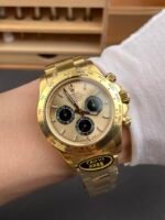 Rolex Cosmograph Daytona M116508 Yellow Gold Casing and Gold Dial Original Cal.4131 Movement - Image 10