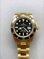 Rolex Submariner 41MM Date Ceramic Gold m126618ln – Replica 1:1 Mirror – Ultimate 904L Steel Watch - Image 2