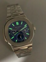 Patek Philippe Nautilus 5740 Perpetual Calendar Stainless Steel Purple Dial Swiss Replica Watch - Image 10