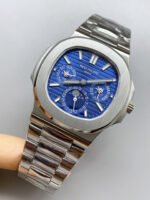 Patek Philippe Nautilus 5740 Perpetual Calendar Stainless Steel Purple Dial Swiss Replica Watch - Image 3