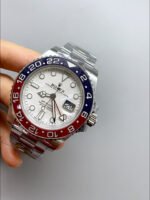 Rolex GMT Masters II Super Clone 126720 Cal.3285 White Meteorite Dial 904L Steel in Oyster Strap Swiss Replica - Image 4