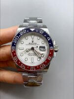 Rolex GMT Masters II Super Clone 126720 Cal.3285 White Meteorite Dial 904L Steel in Oyster Strap Swiss Replica - Image 2