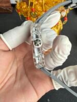 Richard Mille Super Clone RM67-02 Sapphires Casing Watch Grey Rubber Strap - Image 8