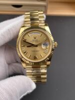 Rolex Day Date Presidential 18K Rose Gold Watch 40MM – Gold Dial 1:1 Mirror Quality(210g) - Image 2