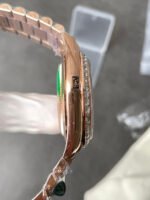 Rolex Day-Date “President” 18K Rose Gold Watch (40mm) – Grey Dial – Top-Tier 1:1 Replica Quality - Image 8