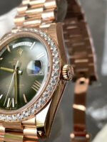 Rolex Day-Date “President” 18K Rose Gold Watch (40mm) – Grey Dial – Top-Tier 1:1 Replica Quality - Image 5