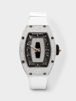 Richard Mille RM007 Diamonds Paved Black Dial 904L Steel Superclone Swiss Watch