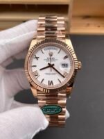 Rolex Day Date Presidential 18K Rose Gold Watch 40MM – Olive Green Dial 1:1 Mirror Quality（212g） - Image 2