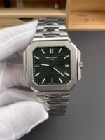 Patek Philippe Cubitus 5821 904L Steel Casing Green Dial Swiss Replica Watch - Image 3
