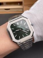 Patek Philippe Cubitus 5821 904L Steel Casing Green Dial Swiss Replica Watch - Image 10