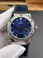 Hublot Super Clone Classic Fusion Titanium Blue Dial 42MM Watch - Image 2