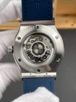 Hublot Super Clone Classic Fusion Titanium Blue Dial 42MM Watch - Image 5