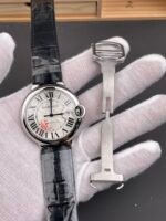 Ballon De Cartier Swiss Automatic 1:1 Mirror Quality 42MM in Steel Casing - Image 5