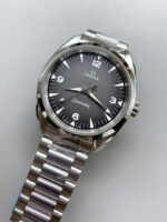 Omega Seamaster Railmaster Grey Dial Super Clone Watch - Image 3