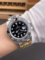 Rolex GMT Masters II Super Clone 126710GRNR “Bruce Wayne” 904L Jubilee Strap Steel Swiss Replica Watch - Image 11