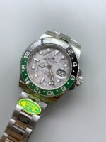 Rolex GMT Masters II 126720 Cal.3285 Pink Meteorite Dial 904L Steel in Jubilee Strap Swiss Replica - Image 3