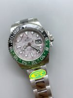 Rolex GMT Masters II 126720 Cal.3285 Pink Meteorite Dial 904L Steel in Jubilee Strap Swiss Replica - Image 4