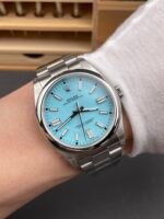 Rolex Oyster Perpetual 41mm — Cal. 3230 Movement, Tiffany Dial, 904L Steel, Top-Tier 1:1 Replica - Image 10