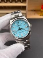 Rolex Oyster Perpetual 41mm — Cal. 3230 Movement, Tiffany Dial, 904L Steel, Top-Tier 1:1 Replica - Image 4