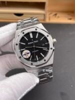 Audemars Piguet Royal Oak 15450 37MM Swiss Calibre 3120 Movement in 904L Steel Casing Black Dial - Image 4